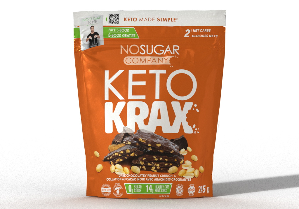 Keto Krax Dark Chocolatey Peanut Crunch