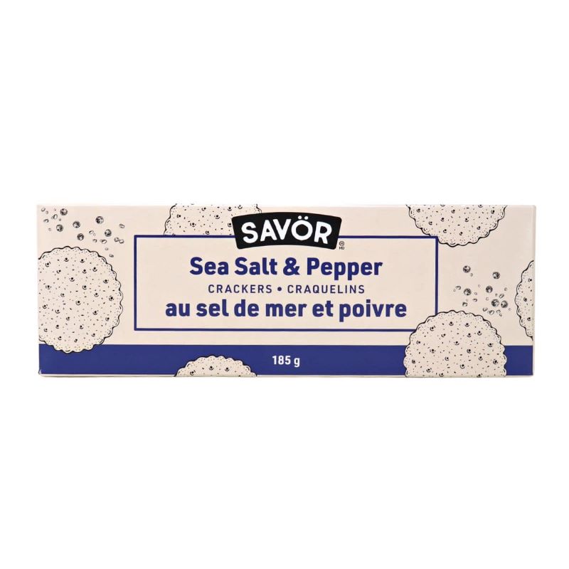 Sea Salt and Pepper Crackers