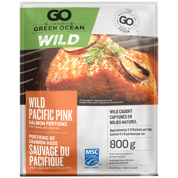 Pacific Salmon Skin On - Frozen