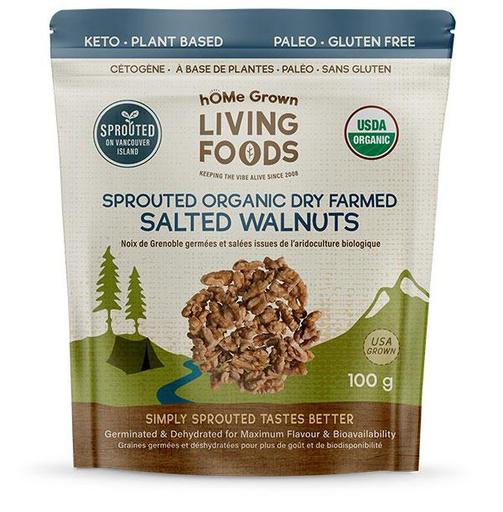 Sprouted Salted Walnuts Organic
