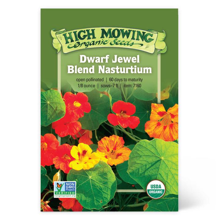 Dwarf Jewel Mix Nasturtium