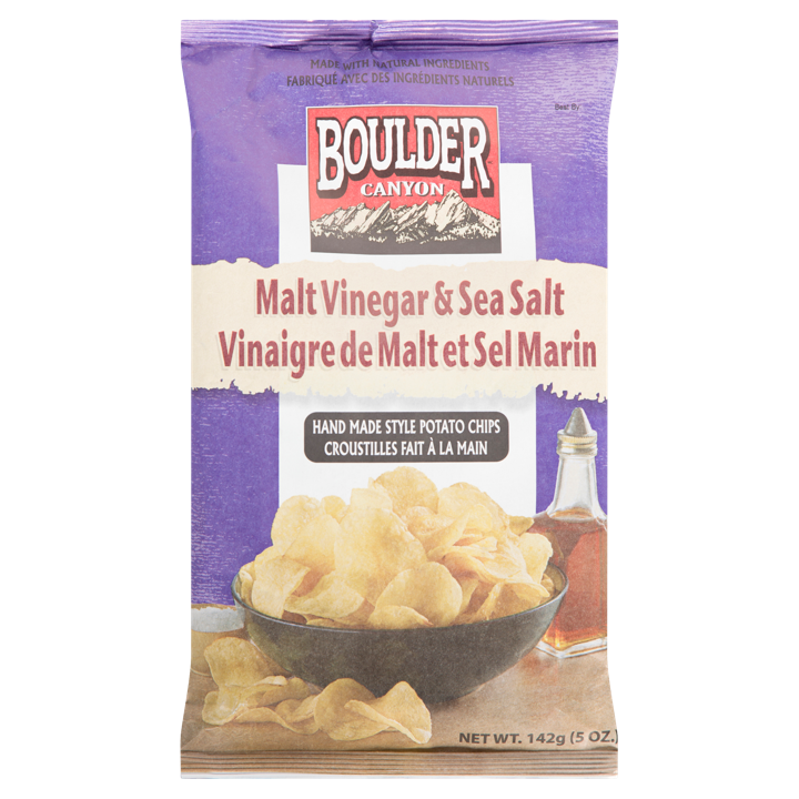 Kettle Cooked Potato Chips - Malt Vinegar &amp; Sea Salt