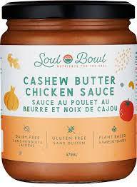 Plant-Based Cashew Butter Chicken Sauce