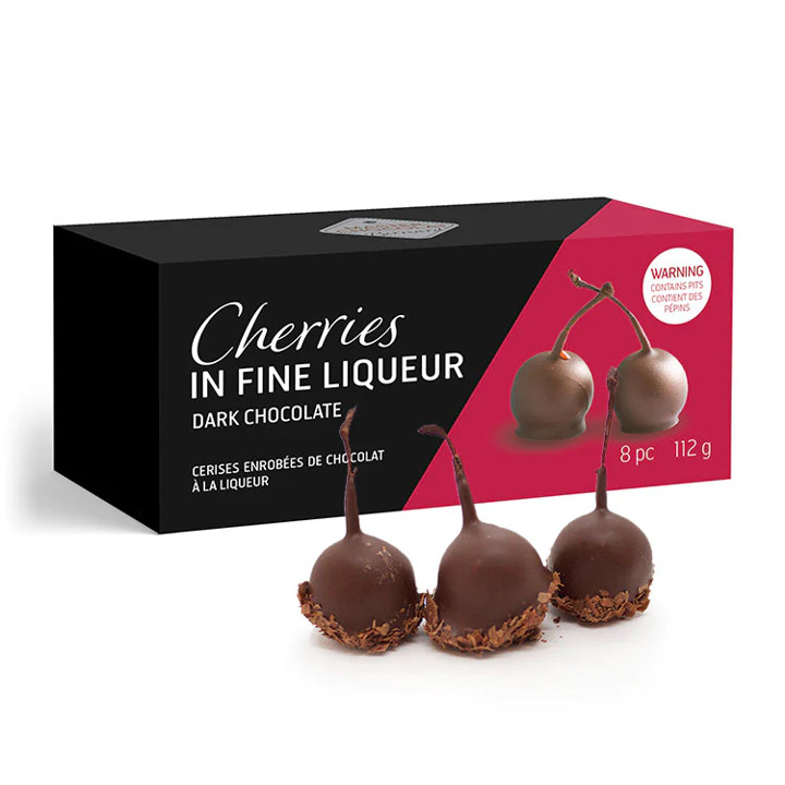 Hand-dipped Liqueur Cherries 8 pieces