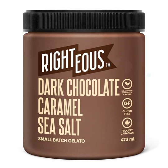 Dark Chocolate Caramel Sea Salt Gelato