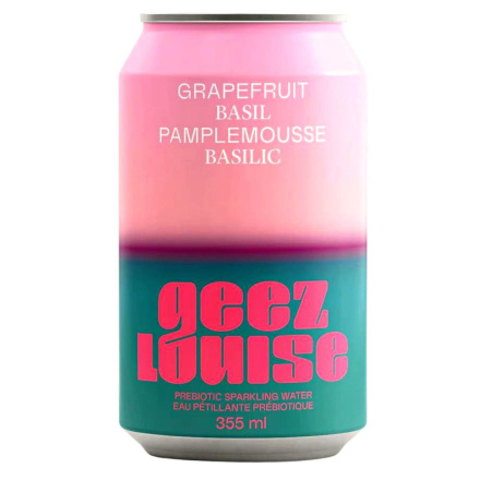 Grapefruit Basil Prebiotic Sparkling Water