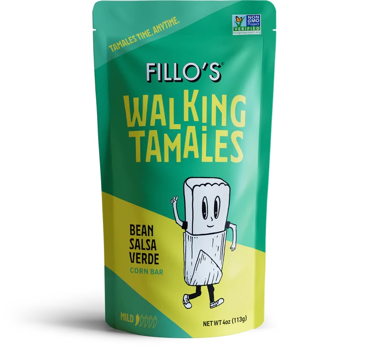 Bean Salsa Verde Walking Tamale