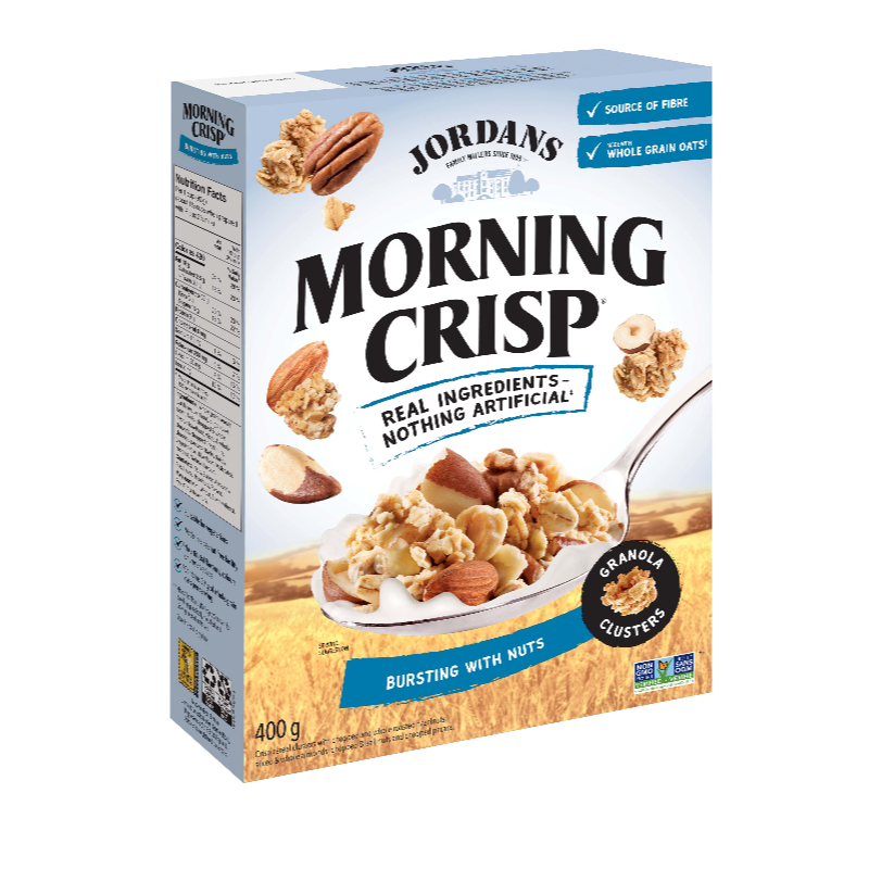 Bursting With Nuts Morning Crisp Granola