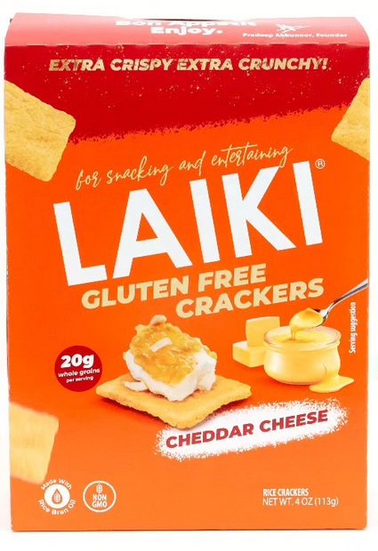 Cheddar Cheese Rice Crackers