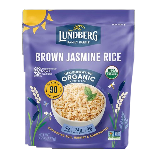 Brown Jasmine Rice Bowl Regenerative Org 