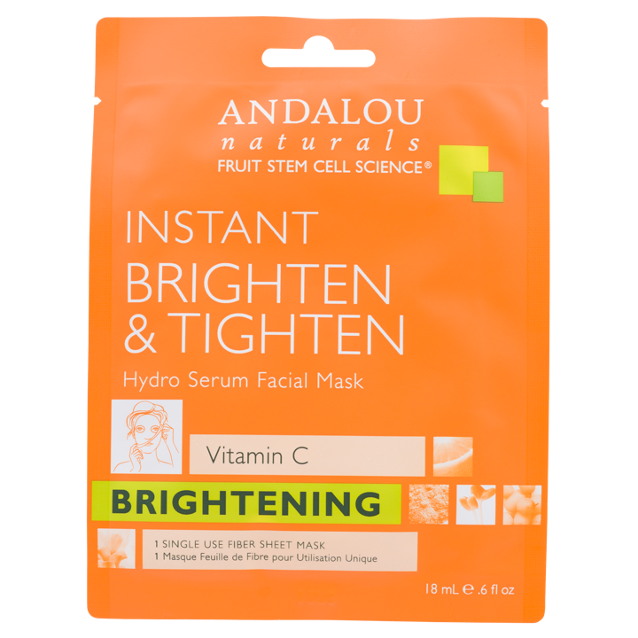 Instant Brighten &amp; Tighten Hydro Serum Facial Sheet Mask Brightening