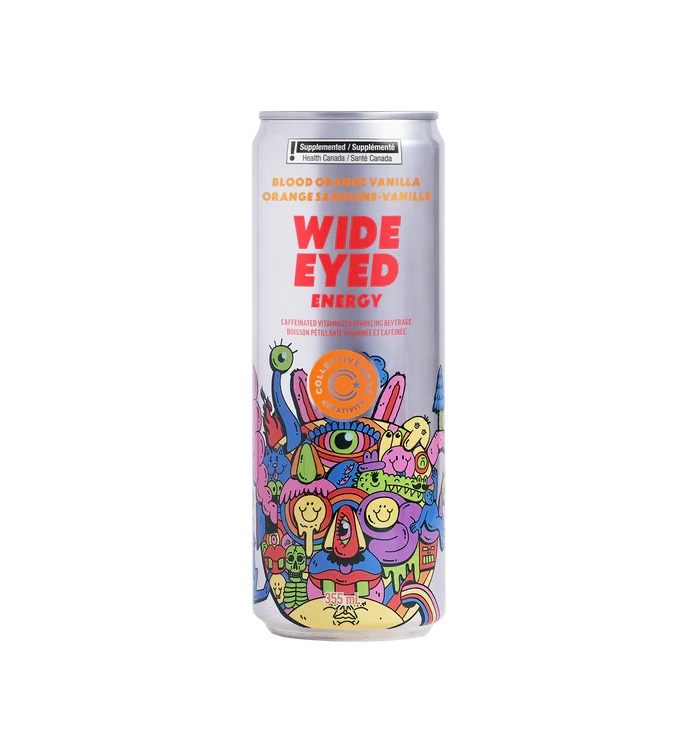 Wide Eyed Blood Orange Vanilla Energy Beverage