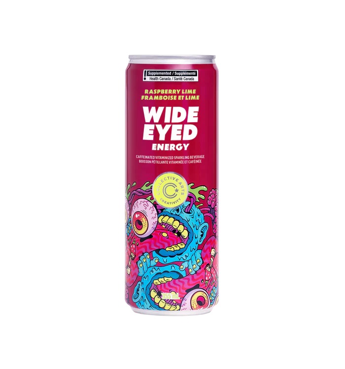 Wide Eyed Raspberry Lime Energy Beverage