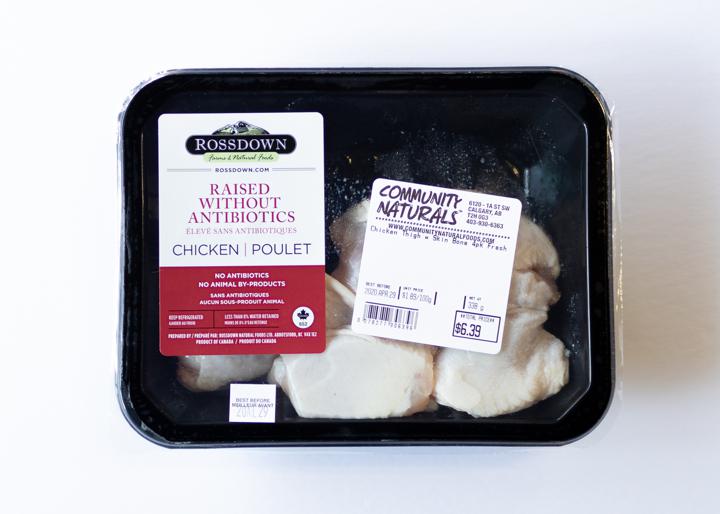 Chicken Thigh Organic 4pc - Frozen